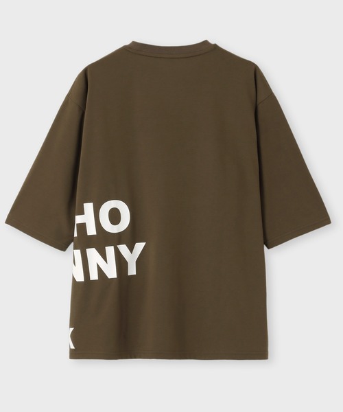 Psycho Bunny（サイコバニー）の「[WEB限定]サイドロゴ ビッグシルエット Tシャツ（Tシャツ/カットソー・メンズ・ブラック/ブルーグレー/ホワイト/カーキブラウン・SMALL/MEDIUM/LARGE/X-LARGE）」の14枚目の写真