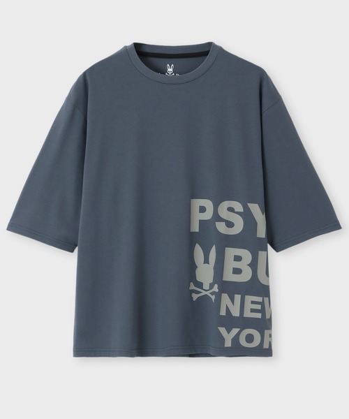 Psycho Bunny（サイコバニー）の「[WEB限定]サイドロゴ ビッグシルエット Tシャツ（Tシャツ/カットソー・メンズ・ブラック/ブルーグレー/ホワイト/カーキブラウン・SMALL/MEDIUM/LARGE/X-LARGE）」の11枚目の写真
