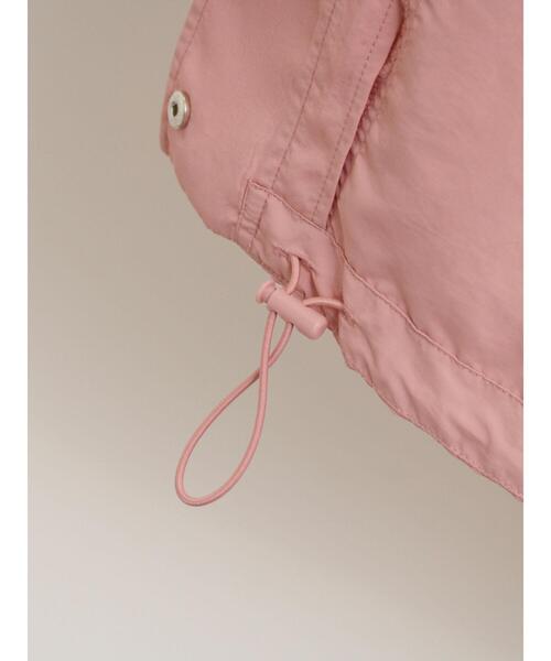 Samansa Mos2(サマンサ モスモス)の「【撥水加工】切替2WAY配色パーカー(ブルゾン・レディース・チャコールグレー/ベージュ/キナリ/ピンク・F)」の19枚目の写真