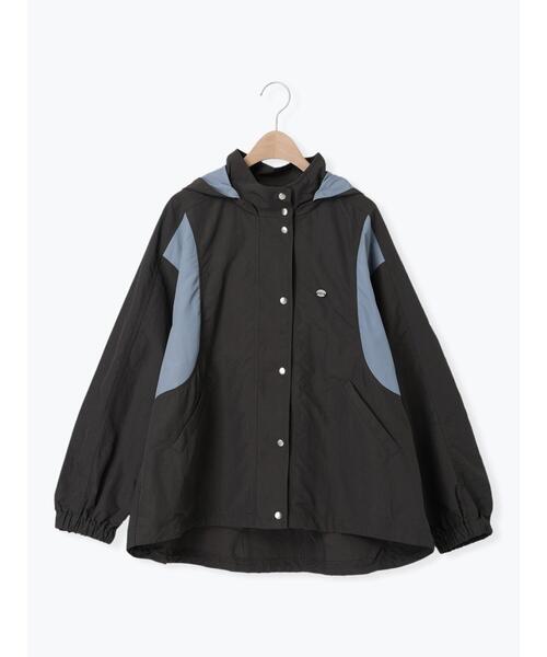 Samansa Mos2(サマンサ モスモス)の「【撥水加工】切替2WAY配色パーカー(ブルゾン・レディース・チャコールグレー/ベージュ/キナリ/ピンク・F)」の16枚目の写真