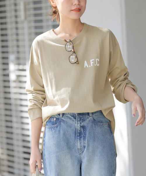 JOURNAL STANDARD relume(ジャーナルスタンダード レリューム)の「《追加》バックロゴフットボールTEE(Tシャツ/カットソー・レディース・イエロー/ホワイト/グレー・FREE)」の8枚目の写真