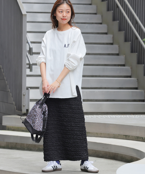 JOURNAL STANDARD relume(ジャーナルスタンダード レリューム)の「《追加》バックロゴフットボールTEE(Tシャツ/カットソー・レディース・イエロー/ホワイト/グレー・FREE)」の12枚目の写真