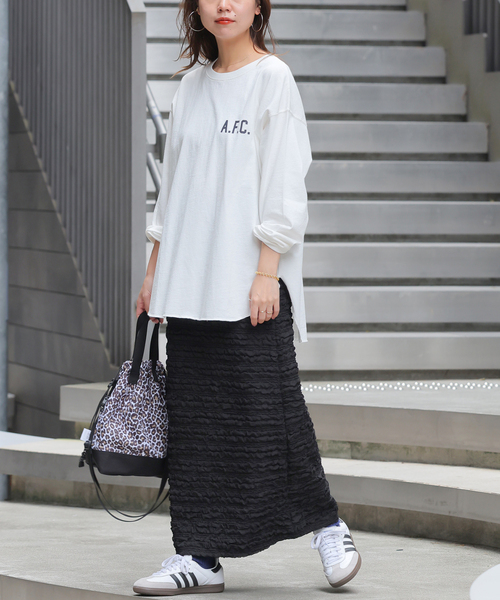 JOURNAL STANDARD relume(ジャーナルスタンダード レリューム)の「《追加》バックロゴフットボールTEE(Tシャツ/カットソー・レディース・イエロー/ホワイト/グレー・FREE)」の13枚目の写真