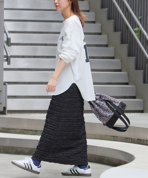 JOURNAL STANDARD relume(ジャーナルスタンダード レリューム)の「《追加》バックロゴフットボールTEE(Tシャツ/カットソー・レディース・イエロー/ホワイト/グレー・FREE)」の14枚目の写真