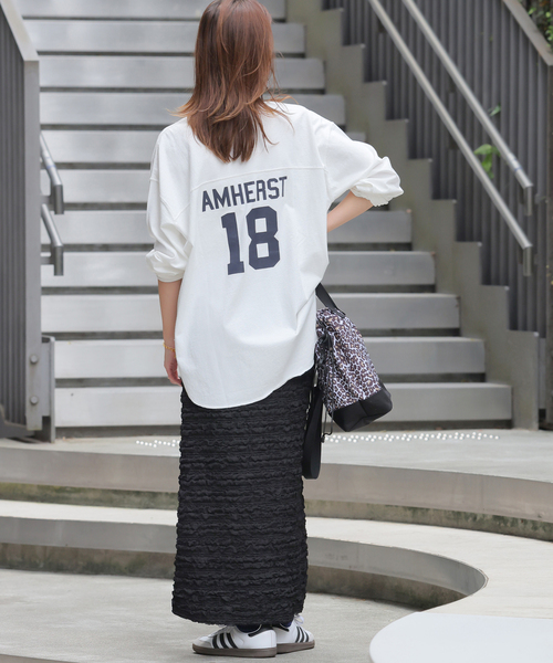 JOURNAL STANDARD relume(ジャーナルスタンダード レリューム)の「《追加》バックロゴフットボールTEE(Tシャツ/カットソー・レディース・イエロー/ホワイト/グレー・FREE)」の15枚目の写真