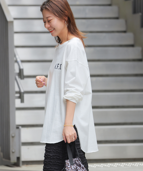 JOURNAL STANDARD relume(ジャーナルスタンダード レリューム)の「《追加》バックロゴフットボールTEE(Tシャツ/カットソー・レディース・イエロー/ホワイト/グレー・FREE)」の17枚目の写真