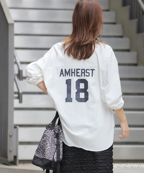 JOURNAL STANDARD relume(ジャーナルスタンダード レリューム)の「《追加》バックロゴフットボールTEE(Tシャツ/カットソー・レディース・イエロー/ホワイト/グレー・FREE)」の18枚目の写真