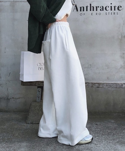 BEIDELLI（ベイデリー）の「[BELLIDE MADE] 2WAYワイドトレーニングパンツ（スウェットパンツ・レディース・グレー/ブラック/ホワイト/レッド/ライトグレー・FREE）」の16枚目の写真