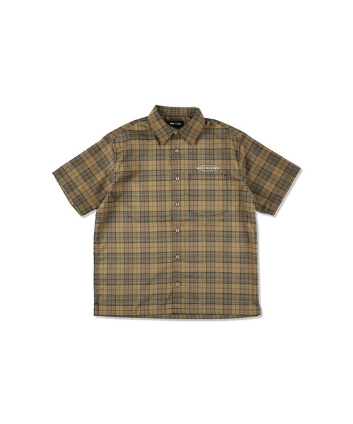 Patched Plaid S/S Shirt（シャツ/ブラウス）｜WIND AND SEA