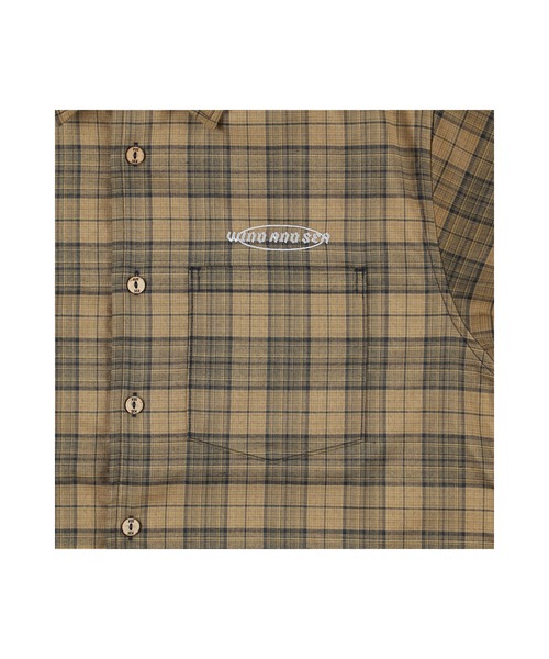 進*️様 WIND AND SEA ウィンダンシー Plaid pattern Patched Plaid S/S Shirt(シャツ/ブラウス)|WIND AND SEA