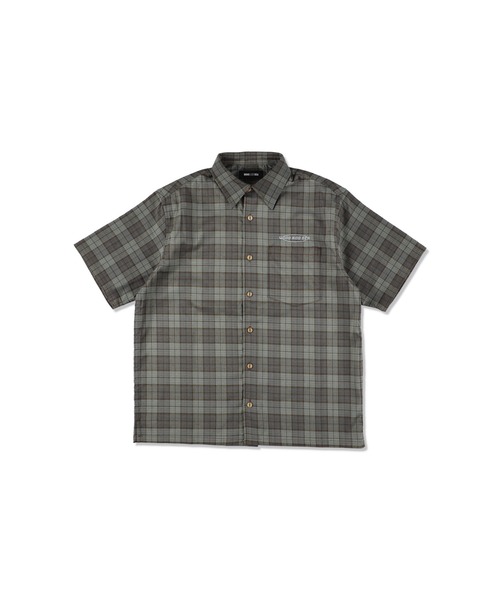 進*️様 WIND AND SEA ウィンダンシー Plaid pattern Patched Plaid S/S Shirt(シャツ/ブラウス)|WIND AND SEA