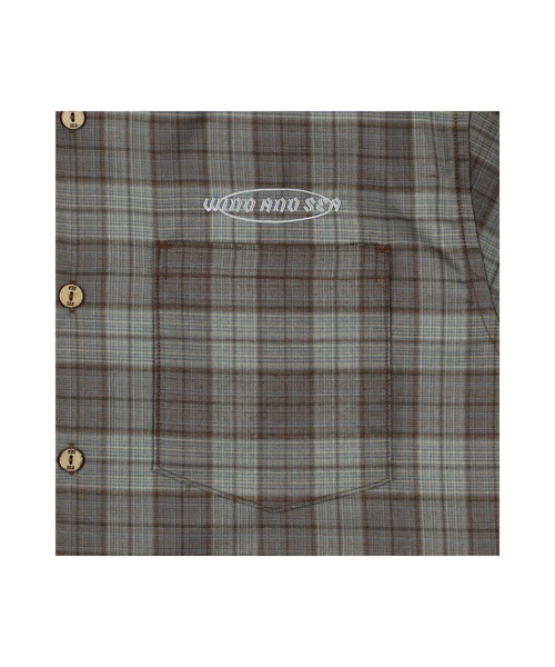 つ*こ様 WIND AND SEA Plaid pattern S/S shir PLAID S/S SHIRT – WIND AND SEA