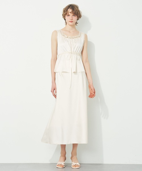 DEICY（デイシー）の「ミニローズセットアップ（ワンピース・レディース・ライトブルー/アイボリー・0/1）」の3枚目の写真