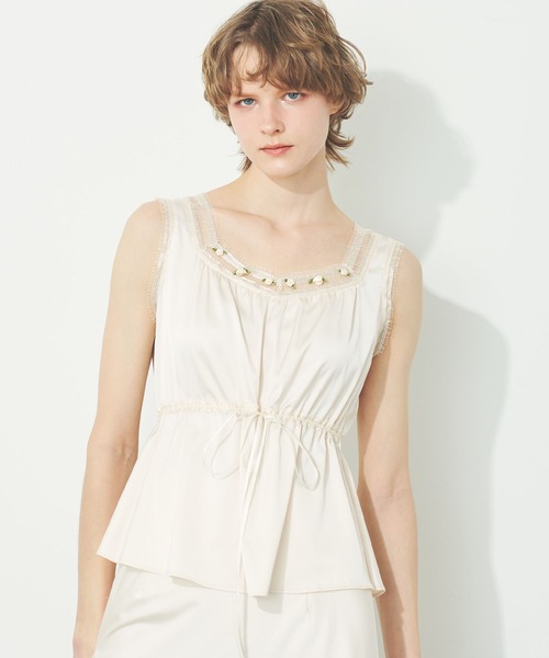 DEICY（デイシー）の「ミニローズセットアップ（ワンピース・レディース・ライトブルー/アイボリー・0/1）」の11枚目の写真