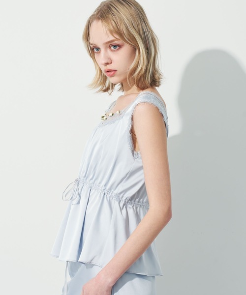 DEICY（デイシー）の「ミニローズセットアップ（ワンピース・レディース・ライトブルー/アイボリー・0/1）」の18枚目の写真