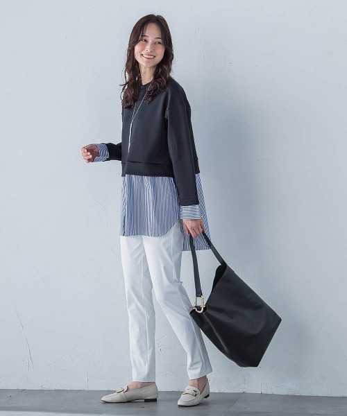 LAUTREAMONT(ロートレアモン)の「【WEB限定】ストレスフリーレギンスパンツ≪3サイズ/紫外線防止/接触冷感洗濯機で洗える≫(その他パンツ・レディース・カーキ/ブラック/ホワイト・9号/7号/11号)」の21枚目の写真