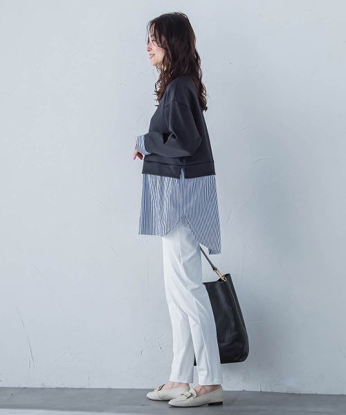 LAUTREAMONT(ロートレアモン)の「【WEB限定】ストレスフリーレギンスパンツ≪3サイズ/紫外線防止/接触冷感洗濯機で洗える≫(その他パンツ・レディース・カーキ/ブラック/ホワイト・9号/7号/11号)」の20枚目の写真