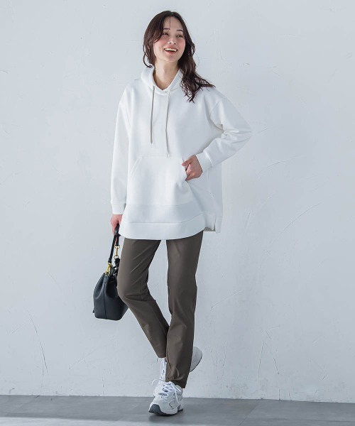 LAUTREAMONT(ロートレアモン)の「【WEB限定】ストレスフリーレギンスパンツ≪3サイズ/紫外線防止/接触冷感洗濯機で洗える≫(その他パンツ・レディース・カーキ/ブラック/ホワイト・9号/7号/11号)」の9枚目の写真