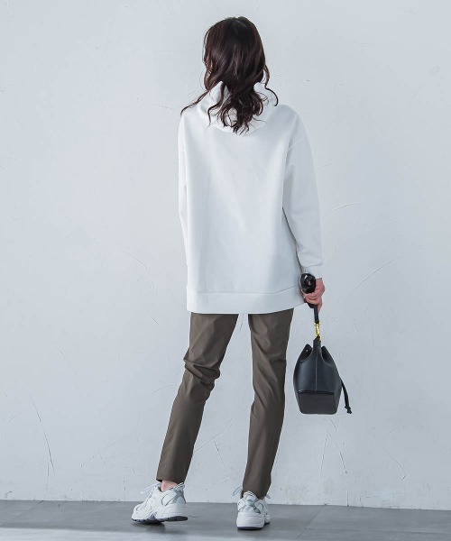 LAUTREAMONT(ロートレアモン)の「【WEB限定】ストレスフリーレギンスパンツ≪3サイズ/紫外線防止/接触冷感洗濯機で洗える≫(その他パンツ・レディース・カーキ/ブラック/ホワイト・9号/7号/11号)」の6枚目の写真