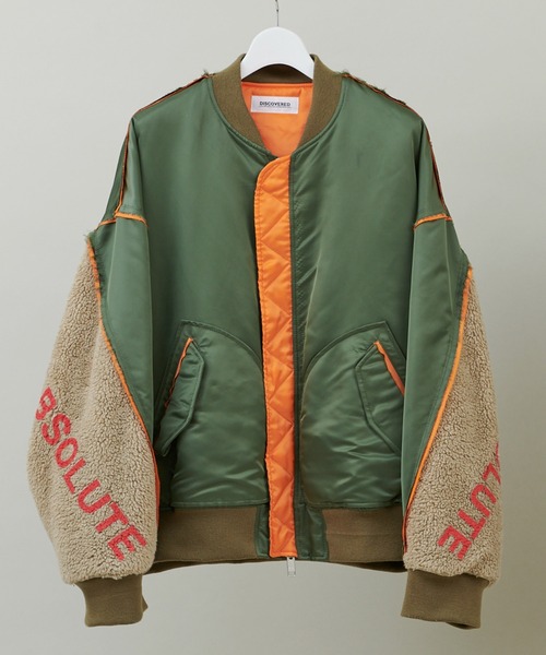 DISCOVERED × MEZLAD PSYZYE MA-1ボンバーブルゾン DISCOVERED（ディスカバード）の「×MEZLAD PSYZYE MA-1（）」 - WEAR