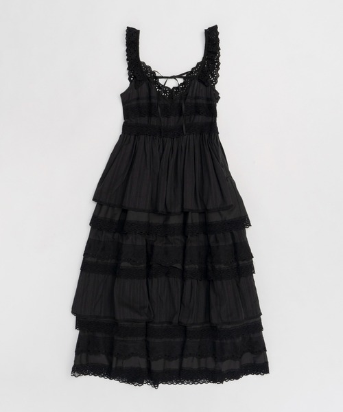 MAISON SPECIAL マルチドッキングレースワンピース Multi Fabric Docking Lace Dress/マルチドッキングレース