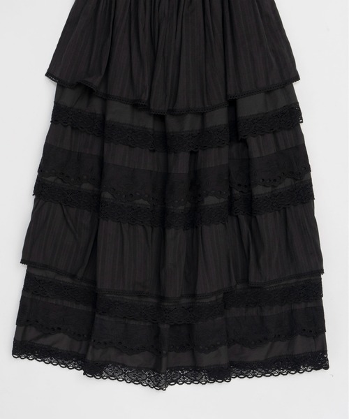 MAISON SPECIAL マルチドッキングレースワンピース Multi Fabric Docking Lace Dress/マルチドッキングレース
