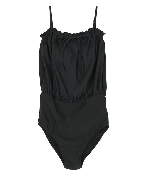 SEA DRESS（シードレス）の「サスティナブルブラウジングワンピース/水着（水着・レディース・ネイビー/ブラウン/ブラック・M/S/L）」の5枚目の写真