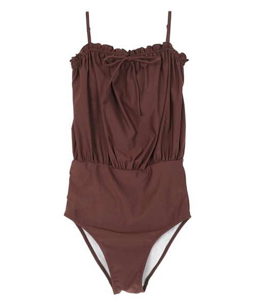 SEA DRESS（シードレス）の「サスティナブルブラウジングワンピース/水着（水着・レディース・ネイビー/ブラウン/ブラック・M/S/L）」の4枚目の写真