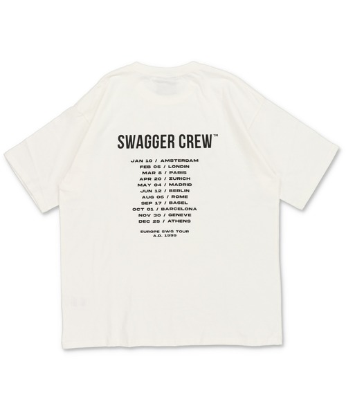 SWAGGER（スワッガー）の「【SWAGGER CREW/スワッガークルー】ストリートTシャツ/ツアーTシャツデザイン（Tシャツ/カットソー・メンズ・ホワイト/ブラック/カーキ/ブラック系その他・ONESIZE）」の9枚目の写真