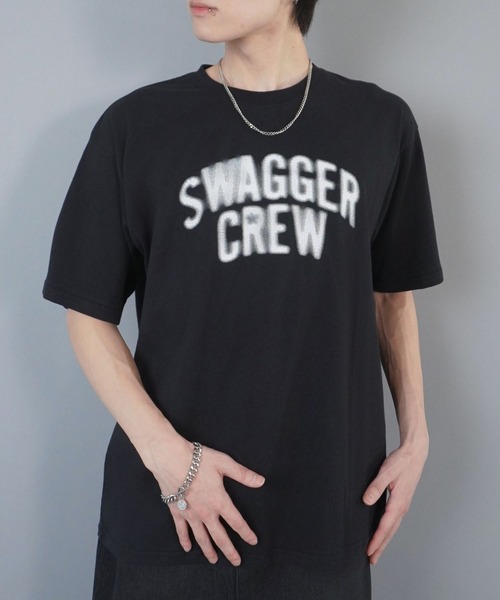 SWAGGER（スワッガー）の「【SWAGGER CREW/スワッガークルー】ストリートTシャツ/ツアーTシャツデザイン（Tシャツ/カットソー・メンズ・ホワイト/ブラック/カーキ/ブラック系その他・ONESIZE）」の15枚目の写真