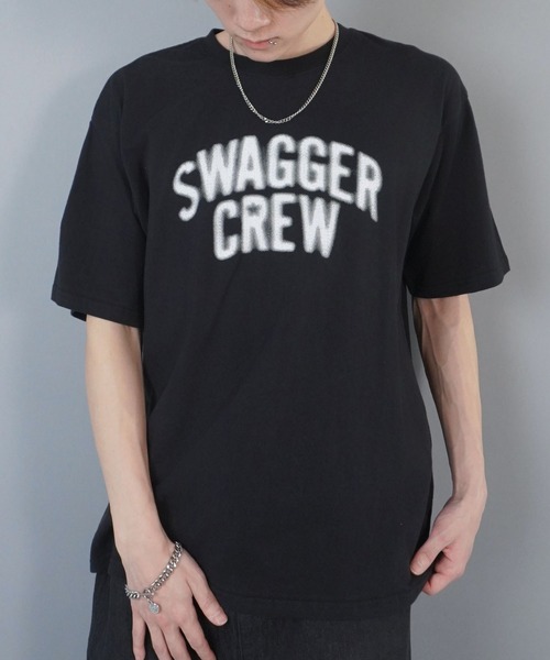 SWAGGER（スワッガー）の「【SWAGGER CREW/スワッガークルー】ストリートTシャツ/ツアーTシャツデザイン（Tシャツ/カットソー・メンズ・ホワイト/ブラック/カーキ/ブラック系その他・ONESIZE）」の16枚目の写真