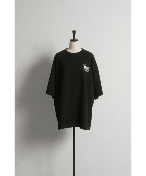 &. NOSTALGIA(アンドドットノスタルジア)の「天竺ロゴTシャツ(Tシャツ/カットソー・レディース・ブラック/オフホワイト・M)」の15枚目の写真