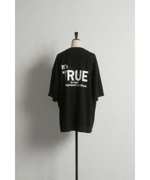 &. NOSTALGIA(アンドドットノスタルジア)の「天竺ロゴTシャツ(Tシャツ/カットソー・レディース・ブラック/オフホワイト・M)」の16枚目の写真