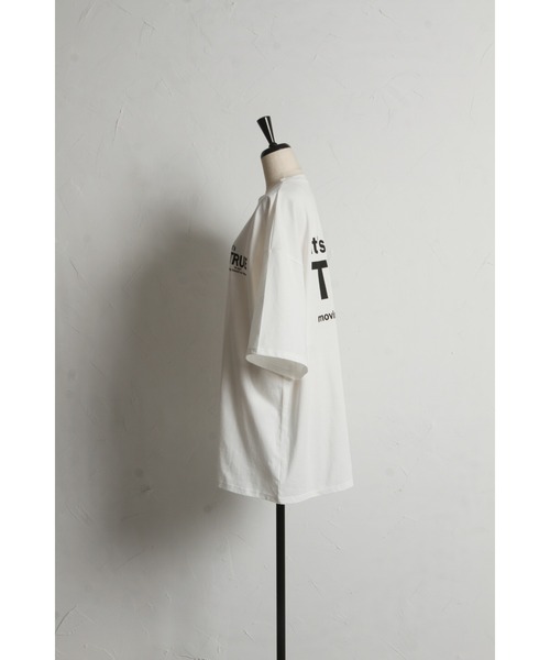 &. NOSTALGIA(アンドドットノスタルジア)の「天竺ロゴTシャツ(Tシャツ/カットソー・レディース・ブラック/オフホワイト・M)」の18枚目の写真