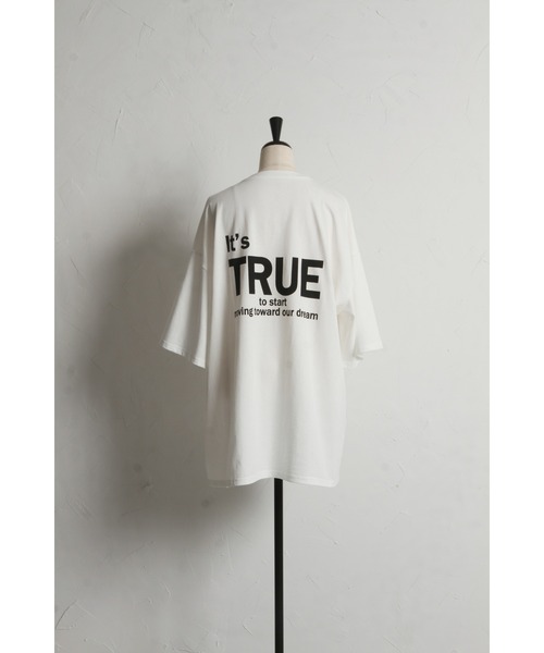 &. NOSTALGIA(アンドドットノスタルジア)の「天竺ロゴTシャツ(Tシャツ/カットソー・レディース・ブラック/オフホワイト・M)」の19枚目の写真
