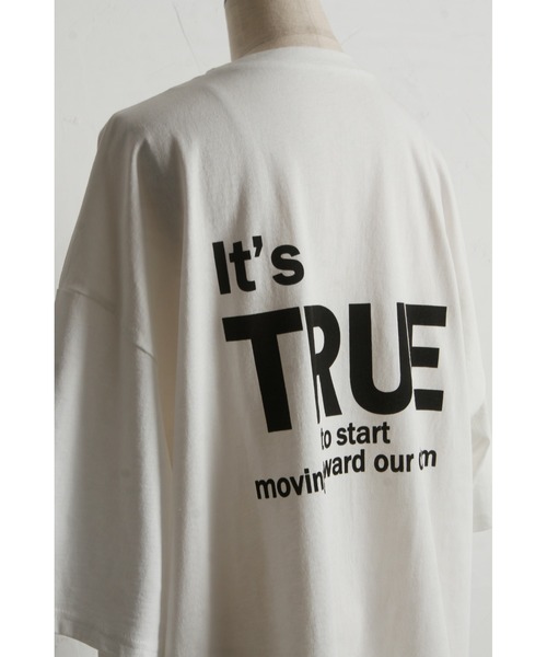 &. NOSTALGIA(アンドドットノスタルジア)の「天竺ロゴTシャツ(Tシャツ/カットソー・レディース・ブラック/オフホワイト・M)」の20枚目の写真