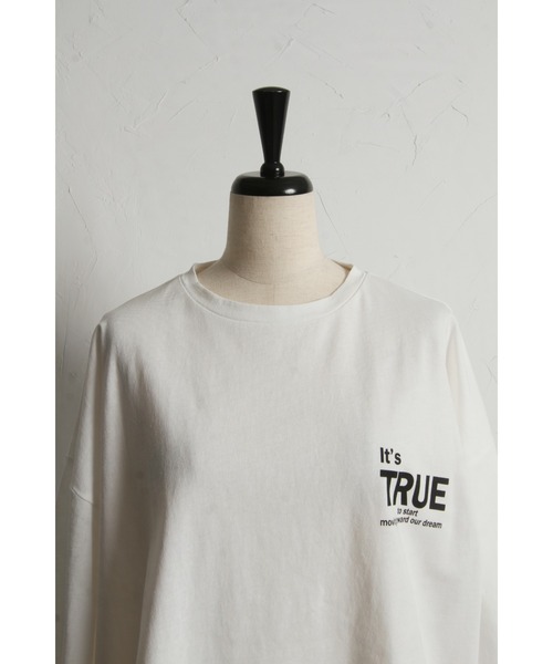 &. NOSTALGIA(アンドドットノスタルジア)の「天竺ロゴTシャツ(Tシャツ/カットソー・レディース・ブラック/オフホワイト・M)」の21枚目の写真
