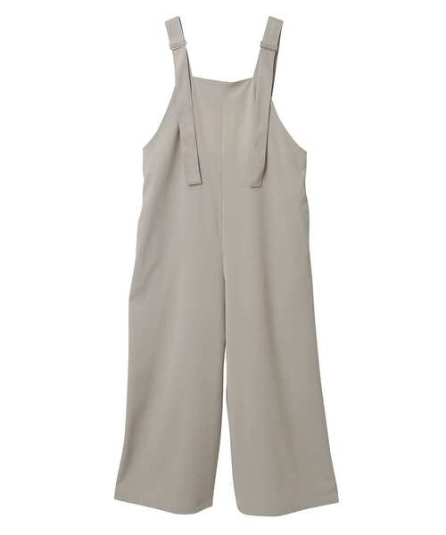 MELROSE claire(メルローズ クレール)の「【エステルストレッチジョーゼットサロペット】(サロペット/オーバーオール・レディース・ブラック/グレイッシュベージュ・FREE)」の5枚目の写真