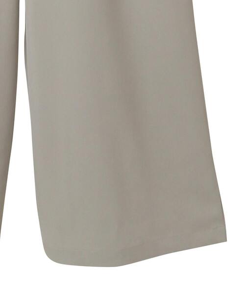 MELROSE claire(メルローズ クレール)の「【エステルストレッチジョーゼットサロペット】(サロペット/オーバーオール・レディース・ブラック/グレイッシュベージュ・FREE)」の9枚目の写真