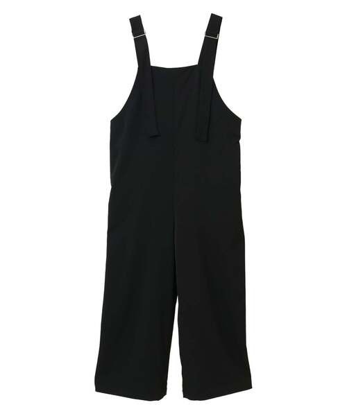 MELROSE claire(メルローズ クレール)の「【エステルストレッチジョーゼットサロペット】(サロペット/オーバーオール・レディース・ブラック/グレイッシュベージュ・FREE)」の4枚目の写真