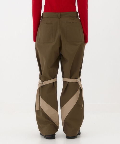 BEEDEN（ビーデン）の「HIGHT WAIST STRIGHT PANTS（その他パンツ・レディース・カーキ/ネイビー・SMALL/MEDIUM）」の14枚目の写真