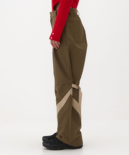 BEEDEN（ビーデン）の「HIGHT WAIST STRIGHT PANTS（その他パンツ・レディース・カーキ/ネイビー・SMALL/MEDIUM）」の16枚目の写真