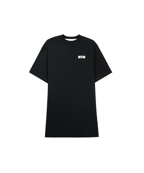 MSGM(エムエスジーエム)の「バックコンシャス Tシャツワンピース(ワンピース・レディース・ブラック/レッド・S)」の2枚目の写真