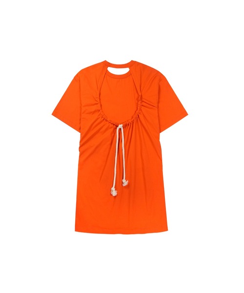 MSGM(エムエスジーエム)の「バックコンシャス Tシャツワンピース(ワンピース・レディース・ブラック/レッド・S)」の3枚目の写真