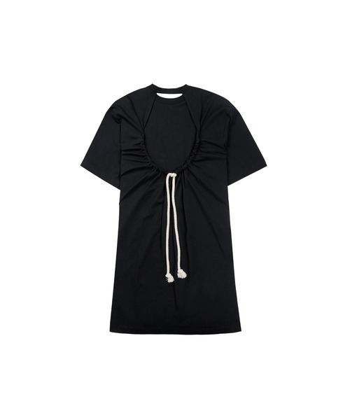 MSGM(エムエスジーエム)の「バックコンシャス Tシャツワンピース(ワンピース・レディース・ブラック/レッド・S)」の5枚目の写真