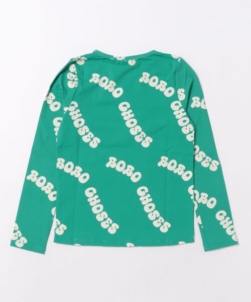 BOBO CHOSES(ボボショーズ)の「Wavy Bobo Choses all over swim T-shirt(水着・キッズ・グリーン・2-3YEAR/4-5YEAR/6-7YEAR/8-9y)」の2枚目の写真