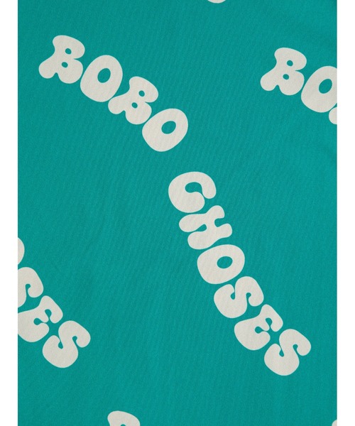BOBO CHOSES(ボボショーズ)の「Wavy Bobo Choses all over swim T-shirt(水着・キッズ・グリーン・2-3YEAR/4-5YEAR/6-7YEAR/8-9y)」の7枚目の写真