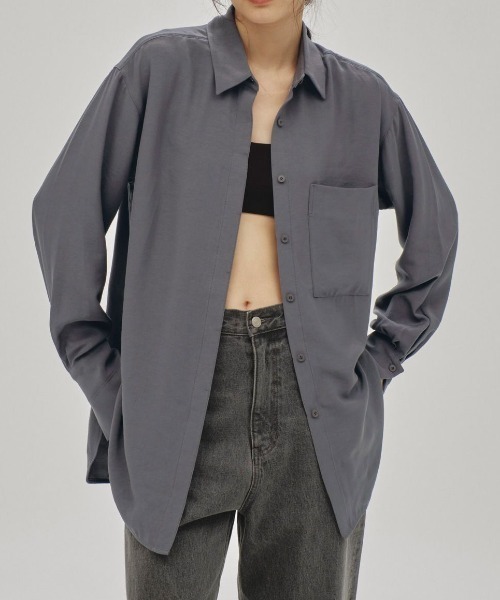 TODAYFUL（トゥデイフル）の「TODAYFUL Backsatin Pocket Shirts 