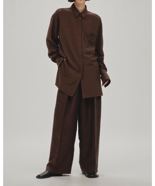 TODAYFUL（トゥデイフル）の「TODAYFUL Backsatin Pocket Shirts