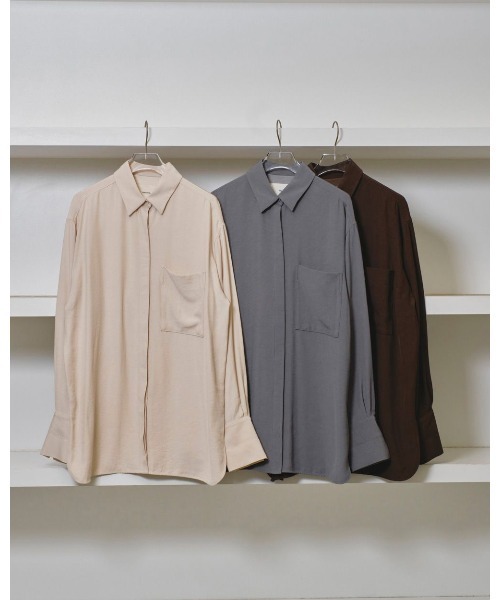 トップス todayful Backsatin Pocket Shirts TODAYFUL Backsatin Pocket Shirts 12510417（シャツ/ブラウス